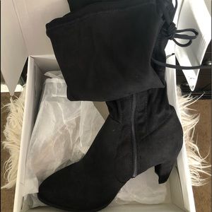 Black Over The Knee Boots